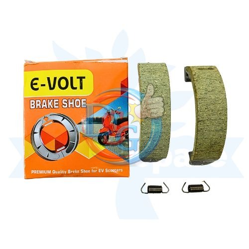 BRAKESHOE EVOLT  ORANGE 110MM WITH SPRING (36f8)